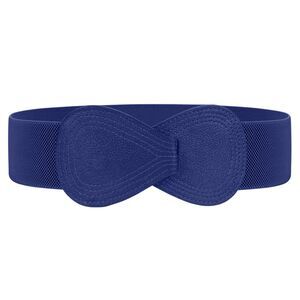 Vintage Wide Elastic Waist Belt, 15G-177BELT003